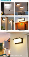 Lámpara De Pared Exterior LED Impermeable Con Sensor De Movimiento Radar Para Iluminación De Jardín Y Balcón Luz Moderna Eficiente Energía AC 85-265V - details 6