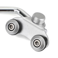 Areyourshop Soporte Universal Para Parabrisas De Motocicleta 7/8" 22mm Montaje En Manillar Estándar ABS Plástico + Metal - details 19