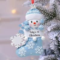 Colgante De Navidad En Forma De Calcetines Y Payaso De Resina Adorno Para Coche Y Mochila Regalo De Adornos Navideños - details 6