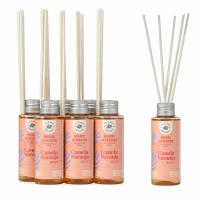 Recambio de mikado (100ml, 6pack), recambio para difusor de varillas, ambientador para el hogar y fragancia para interiores - details 0