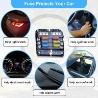 Kit De Fusibles Para Automóvil 300 Piezas Reemplazo De Fusibles Para coche/RV/motocicleta Camión (2A 3A 5A 7.5A 10A 15A 20A 25A 30A 35A 40A) - details 9