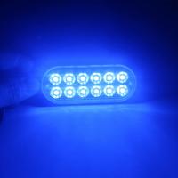 Luz De Advertencia Constante LED Para Camión 12V 24V 12smd Luz De Barra De Grille Luz Beacon De Coche Amarilla Roja Azul Universal ABS - details 5