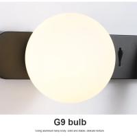 Lámpara De Pared LED Moderna 7W 3W Con Interruptor Rotación Para Iluminación De Dormitorio Lámpara De Decoración Para Foyer Y Estudio - details 3