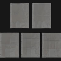 10Pcs Conjunto De Páginas Para Álbum De Fotos A4 Transparentes Protección Para Fotocartes Postales Y Cuadernos De 6x4 10x15 Con Anillo De 4 Agujeros - details 1