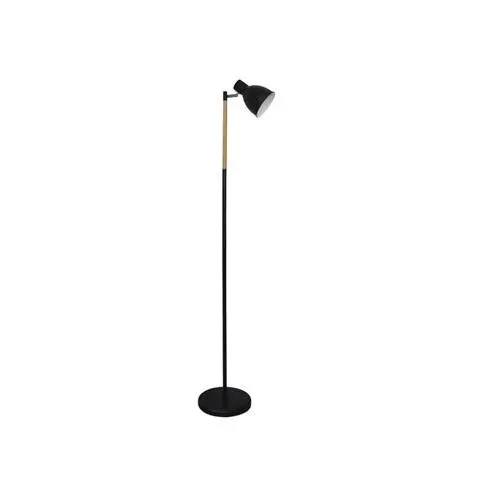 FABRILAMP Lámpara de Pie Afocar Negro/Haya 140x25x25 Cm - Diseño Elegante - 1