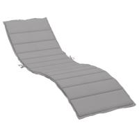 vidaXL Cojín de tumbona de tela Oxford 200x70x3 cm Color Antracita,  Gris,  Crema y mas Cojín Decorativo de Asiento Cojines de muebles de salon - details 11