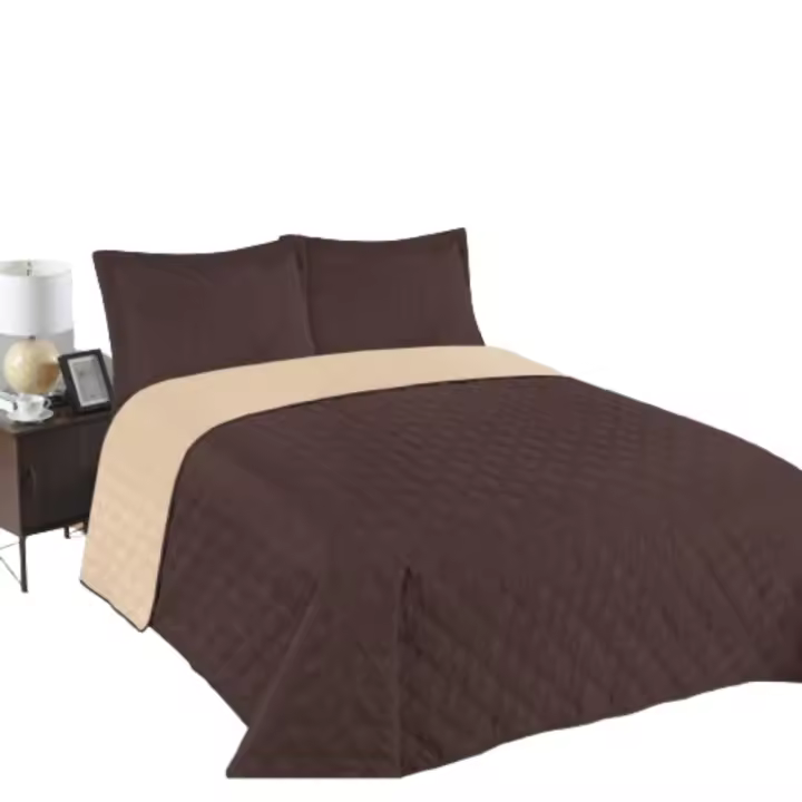 Novotextil Colcha Termosellada Bicolor + Cojín Camas 90 150 Diseño Elegante Moderno Perfecta Climas Cálidos Entretiempo Material de Alta Calidad Suave Resistente al Desgaste Proporciona Confort Estilo a tu Cama Ideal Dormitorios de - 1