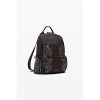 Bolsos sport de mujer DESIGUAL WAKP22 6009 MOCHILA POKER FACE CHESTER MINI CHOCO 37297 25I - details 2