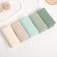 Toallas De Algodón Puro Para Bebés 5Pcs Toallas De Secado Suaves Y Absorbentes Para Recién Nacidos Y Burping 6 Capas - details 9