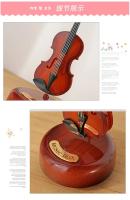 Caja De Música Giratoria Con Guitarra Y Violín Regalo De Cumpleaños Para Niñas Decoración Creativa Para El Salón - details 6