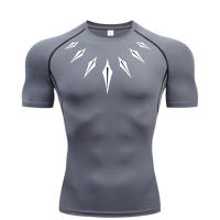 Camiseta De Compresión Para Hombre Anime Fitness Running En Gimnasio T-Shirt Deportiva Secado Rápido Top Para Verano - details 7