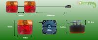 Juego de Luces Traseras Keroppa 7 Polos 12V Magnéticas Homologadas UE - details 5