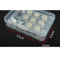 Caja De Joyería Rectangular De Plástico Transparente 5PCS Caja De Almacenamiento Ecológica Para Componentes Y Tarjetas De Identificación - details 5