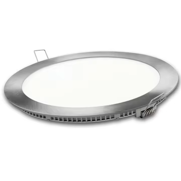 Downlight LED Redondo Plata 9W Neutra Matel - 1
