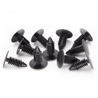 10Pcs Clip De Automóvil Nylon Para Agujero De 8mm Retenedor De Plástico Para Guardabarros Parachoques De GM Ford - details 9