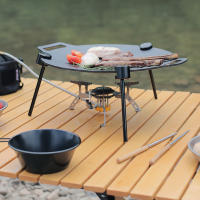 Soporte Triangular Multifuncional Para Barbacoa Portátil Ajustable Con Cadena Accesorios De Camping Exterior Grill Pot Rack Desmontable - details 6