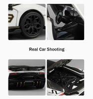 Modelo De Coche De Aleación CCA 1:32 Lamborghini Aventado SVJ63 Simulación Para Colección Y Exhibición Sin Batería Escala 1:32 - details 10