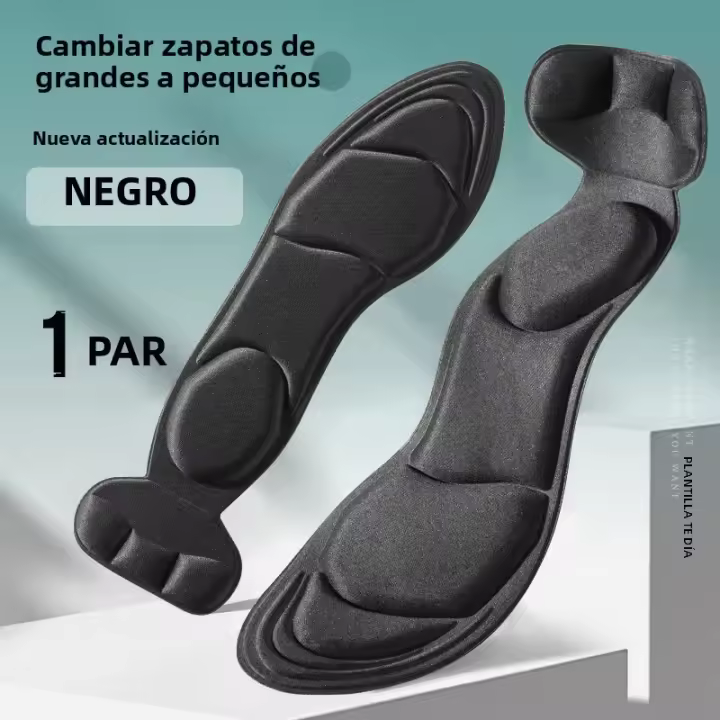 1 Paar De Almohadillas De Espuma De Memoria Para Zapatos De Tacón Alto Para Mujer Antideslizantes Cortables Y Transpirables Para Un Mayor Confort Del Pie - 1