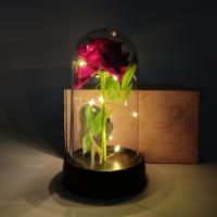 Rosa Eterna Luminosa Para Regalo De Boda Cumpleaños Día De San Valentín Adorno Colorido Para Mujer Madre Novia Esposa Decoración Del Hogar - details 7