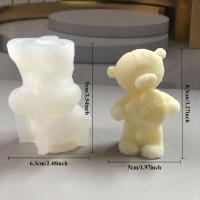 Molde De Silicona Para Velas En Forma De Oso Bear Hug Love Mold Para Resina Y Masa De Arcilla Hacer Candles Y Manualidades Regalos Para El Hogar - details 6