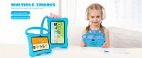 Tableta infantil de 7 pulgadas con 16 GB de ROM y 1 GB de RAM, Android 11 para niños de 3 a 14 años, con WiFi 2.4G, GMS, protección ocular, educación, control parental, funda protectora de silicona. - details 0