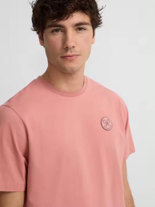 Silbon - Camiseta logo smile coral - 1