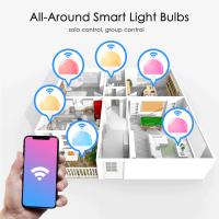 Bombilla LED Inteligente 15W WiFi E27 Control Voceado a Través De Google Home Alexa Tuya Smart Life App RGB Lámpara 110-220V Para Sala De Estar - details 7