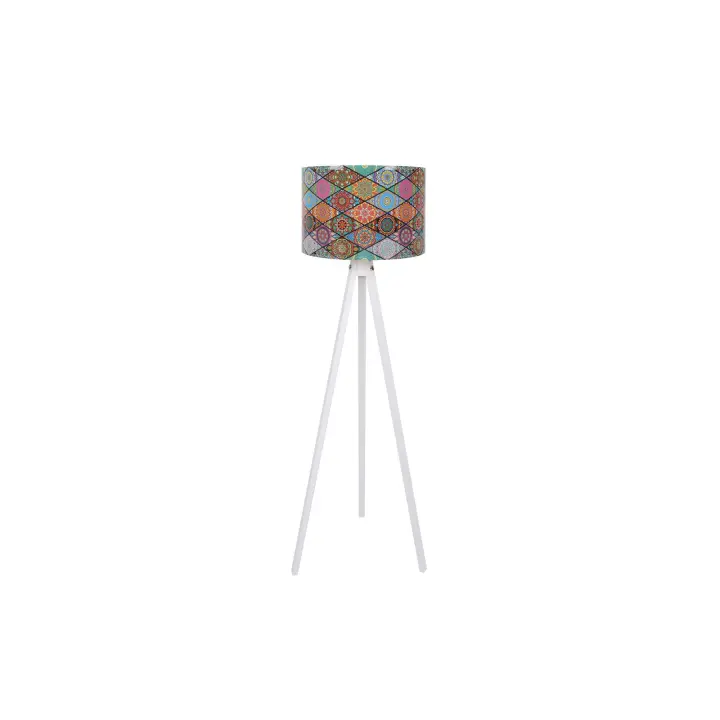 Lámpara de pie WELLHOME con Estructura de MDF color Multicolor - 1