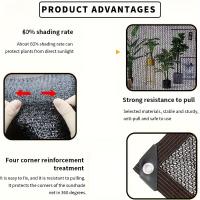 Red De Sombra Negra Fácil De Instalar Para Balcones Patios Y Piscinas Toldos anti-UV Para Invernaderos Y Redes De Sombra - details 3