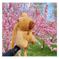 Nueva Muñeca De Peluche Kawaii Capybara Mochila Bolsa De Mano Para Niños Bolsa De Hombro Mini Rucksack Regalo Para Novia - details 6