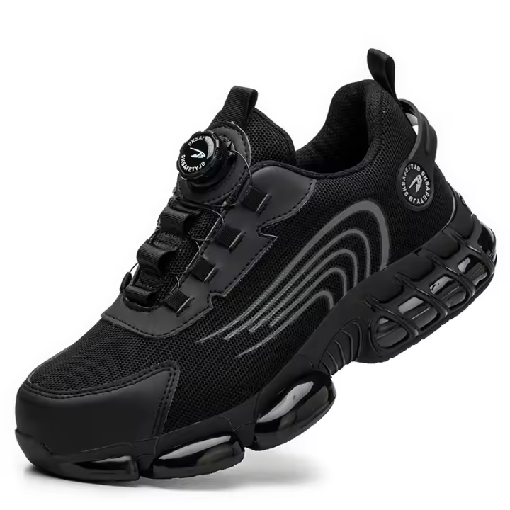 Nuevos Zapatos De Seguridad Para Hombre Indestructibles Con Punta De Acero Protección Antisalpicaduras Y Antipinchazos Botas Tácticas Para Adultos - 1