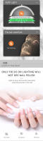 Lámpara De Luna Media LED Iluminación Para Pestañas Luz De Anillo Semi-permanente Para Belleza Mesa Pinza Cradle Maquillaje Tatuaje Salon De Uñas Extensiones - details 5