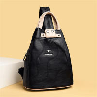 Mochila De Cuero De Alta Calidad Para Mujer Gran Capacidad Antirrobo Para Viajes Bolsa De Hombro Escolar Para Adolescentes Chicas - details 16