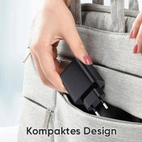 Cargador USB C de 45 W, Cargador rápido con Cable Tipo C a Tipo C, Cable Trenzado de Carga de Nailon de 2 m, Con el protocolo USB C PD, ofrece 45 W de carga súper rápida Compatible con Moviles Samsung Iphone Xiaomi y Ordenador Portátiles. Potencia de 45 W - details 5