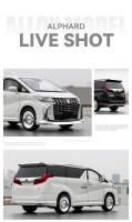 Coche De Juguete a Escala 1:18 Alphard De Metal Con Seis Puertas Abiertas Función De Retroceso Y Sonido Absorbente Luz Ornamentación Vehículo Para Niños - details 17