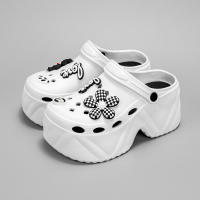 Sandalias De Tacón Alto Estampado De Oso Floral Nueva Moda X8809 Para Mujer Cuero Sintético Imitación Plataforma Casual - details 0