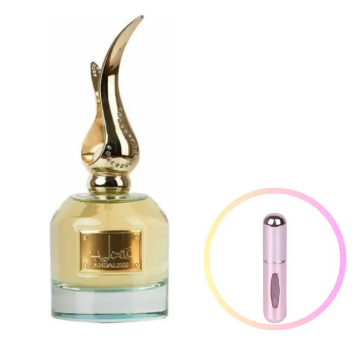 Perfume ANDALEEB Asdaaf 100ml +ATOMIZADOR 5ml Recargable GRATIS!  Para Mujer Perfume Árabe Original De Dubai Emiratos Árabes, oriental - 1