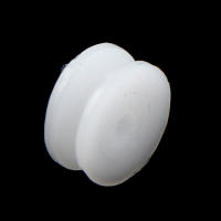 10PC Pulley Wheel Plástico Mini Para Motor De Engranaje DIY Modelo Juguete 2*9.3mm Blanco - details 1
