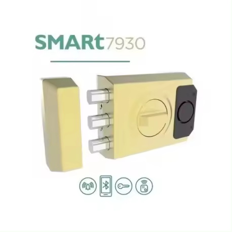 CERROJO INVISIBLE SMART 7930 ORO - 1