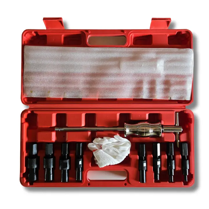 Kit de Herramientas de Martillo de cojinete Ciego Interior de 10 Piezas Kit de Herramientas de extracción de Extractor de cojinetes con Estuche de Transporte Herramientas - 1