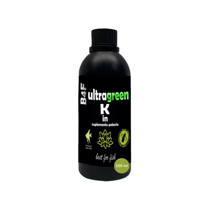B4F - Ultragreen K in (100 ml) - Suplemento Potasio asimilable para plantas acuáticas - 1