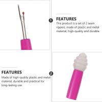 Herramienta DIY Para Ropa Desenganchadora De Hilo Para Costura Accesorios De Costura Para Adultos Material Plástico Y Acero - details 13