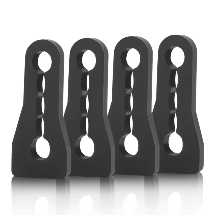 4pcs Almohadillas Amortiguadoras Para Cerraduras De Puertas De Coche Para Hyundai Creta Solaris Accent Kia Sportage Rio Elimina Ruidos Y Chirridos - 1