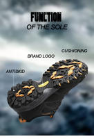 Zapatillas De Senderismo HIKEUP Para Hombre Transpirables Con Amortiguación Antideslizantes Deportivas De Montaña Exterior Zapatos De Correr Y Trekking - details 4