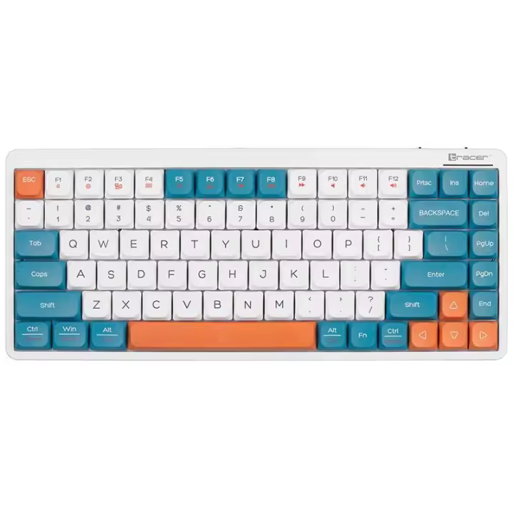 Teclado mecánico Tracer FINA 84 White/Blue (Outemu Red Switch) TRAKLA47309 - 1