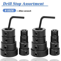 Juego De Anillos De Profundidad Para Broca Ajustable Con Llave Allen Herramienta De Carpintería Juego De 9 Piezas - details 8