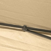 Cenador plegable Pop Up 3,3x3,3 M | Impermeable, A Prueba de Frío y UV50 + | Techo Doble with Paneles Laterales | Ideal para Jardín, Camping y Eventos | Color Beige, Diseño Portátil - details 1