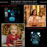Luz De Noche LED 3D De Lilo Y Stitch Lindo Decorativo Para Habitaciones De Niños Regalo De Cumpleaños Para Niños Y Niñas - details 12