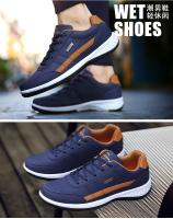 Zapatos De Caminar Para Hombre Tenis Casuales Microfibra Antideslizante Suela De Goma Respirables Resistentes Al Desgaste Para Primavera/Otoño - details 5