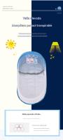 Cómoda cama plegable antipresión para bebés recién nacidos, cama de viaje biónica con aislamiento para bebés - details 2